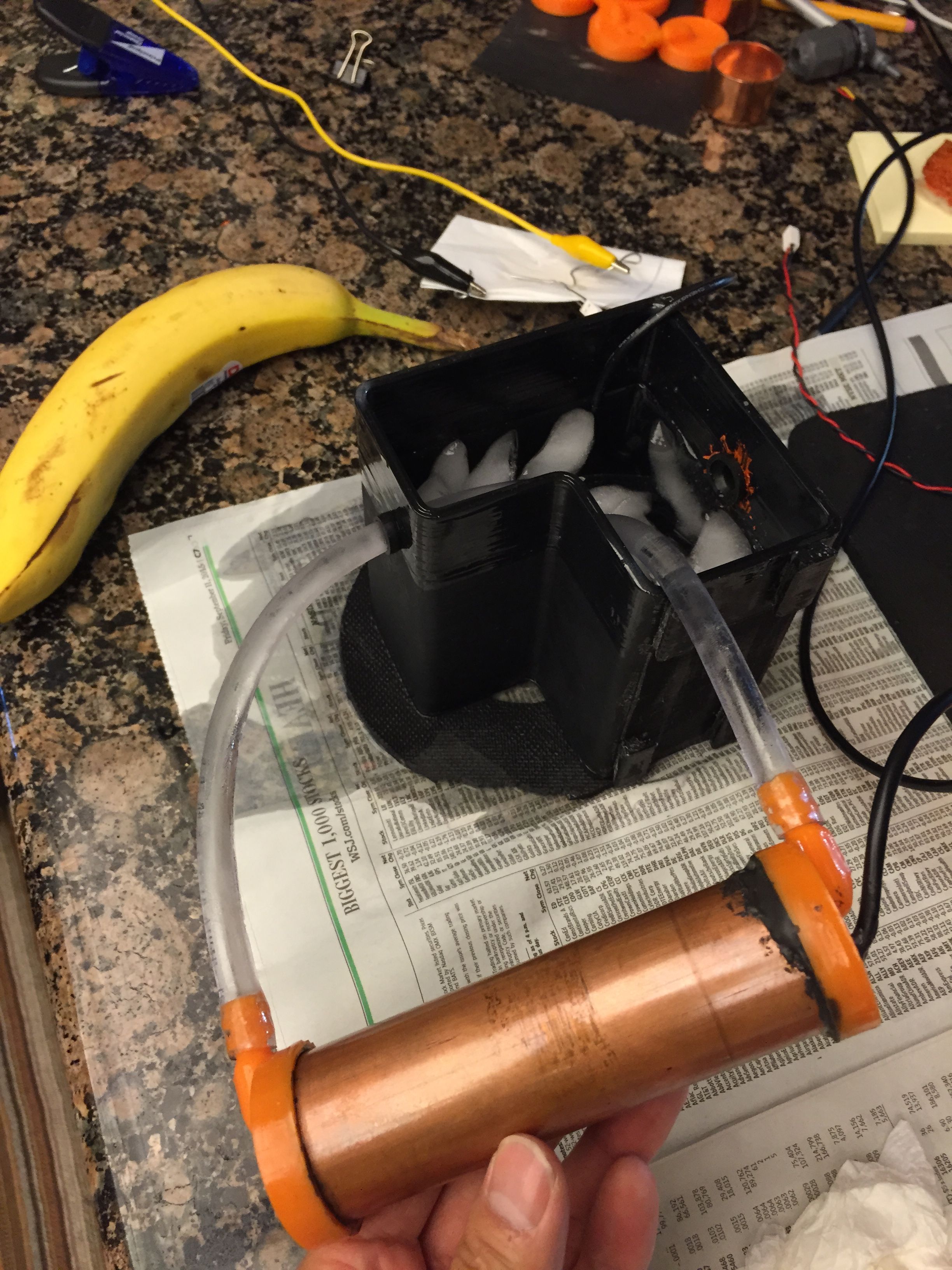 Water pump circuit test