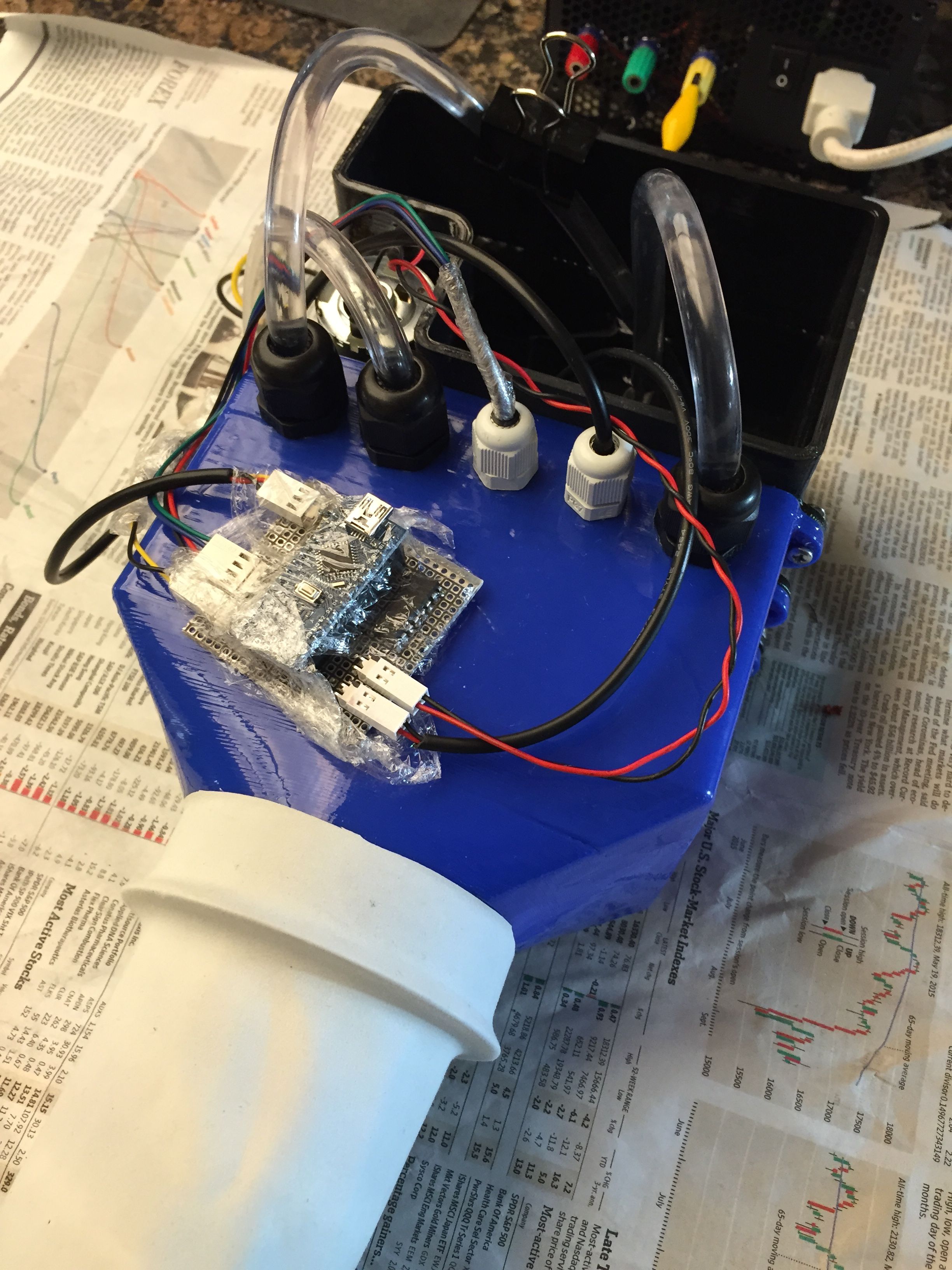 Assembled core cooling glove project