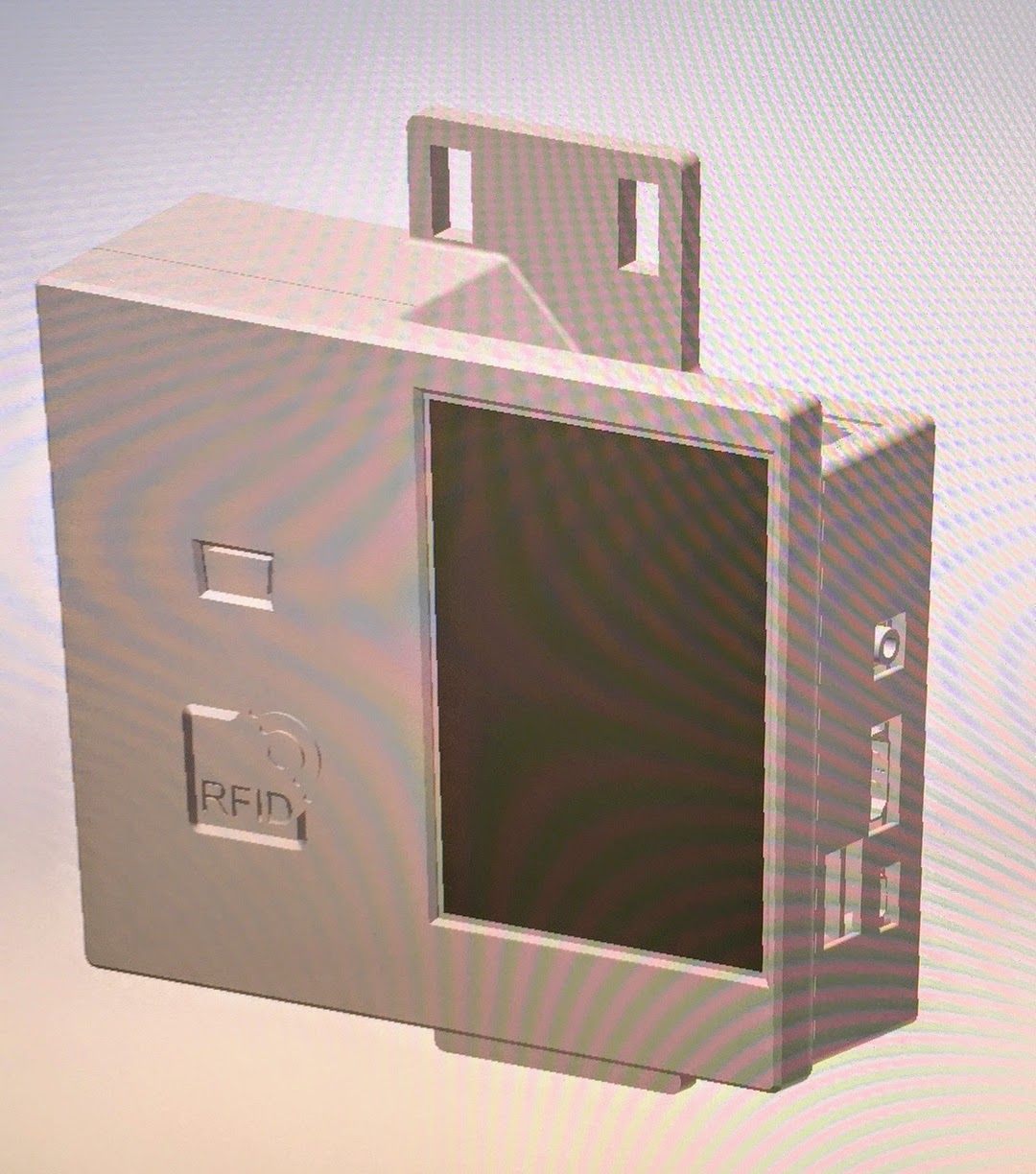 CAD model of enclosure